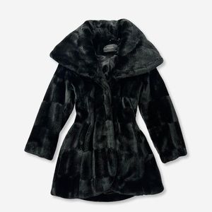 Tahari Faux Fur Coat
